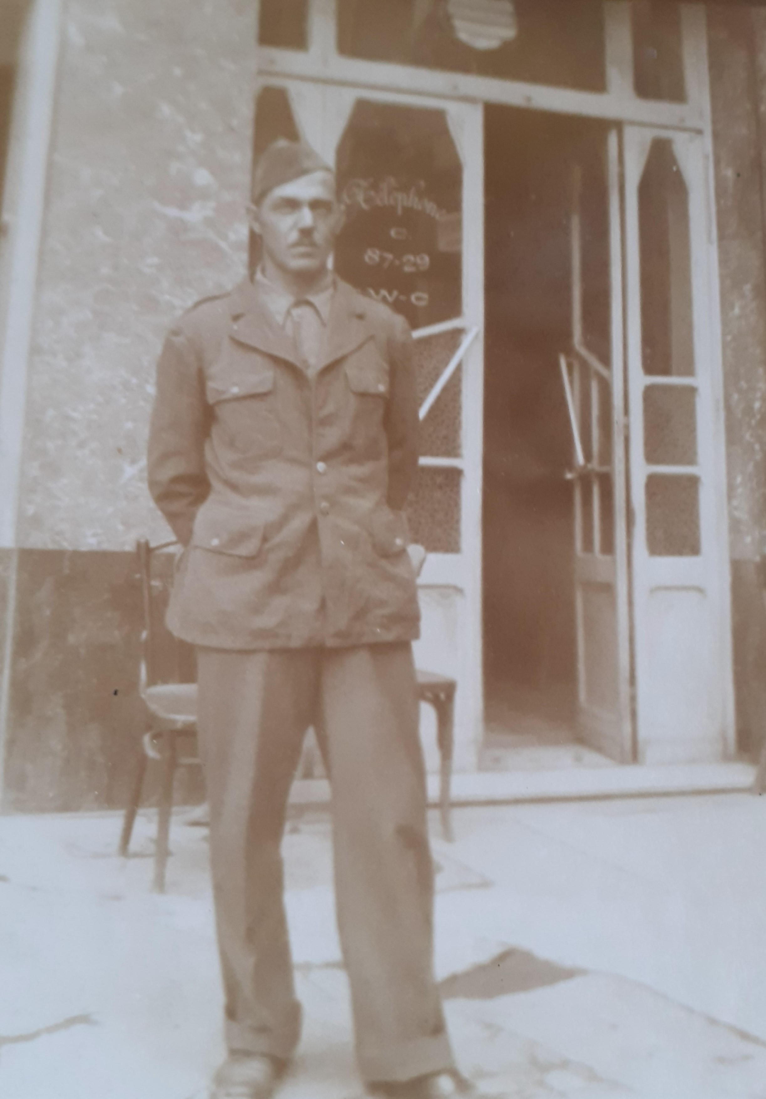 Francia, 1944-1945 (?). Giovanni Brugnara collaboratore degli alleati