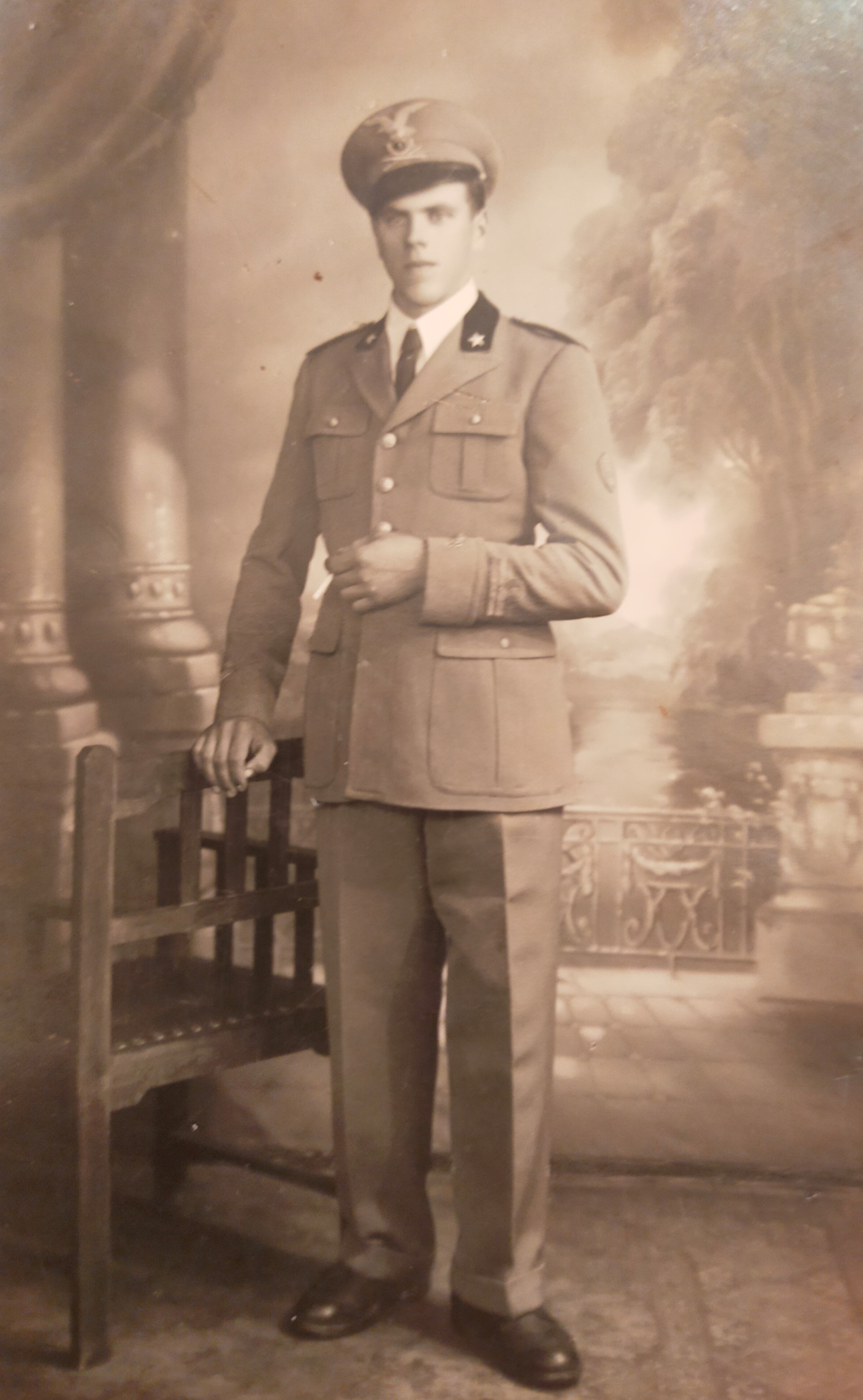 Albino Bridi in uniforme