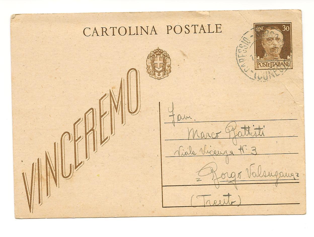 cartolina 1943