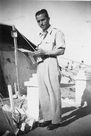 Egitto, 1945. Alfonso Podetti prigioniero degli inglesi